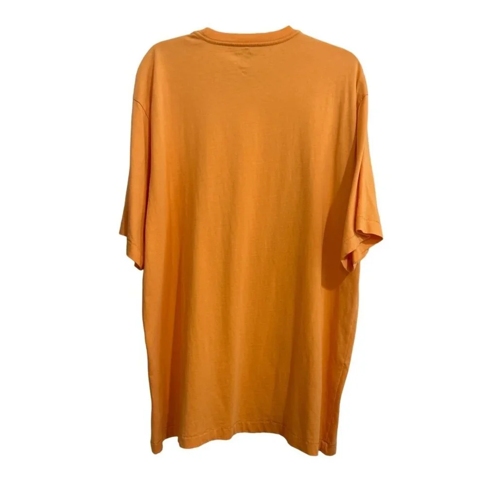 Club Room Men's Orange 100% Cotton Short Sleeve T-Shirt, Size XL